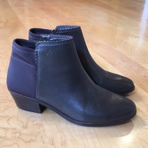 JACK ROGERS "Bailee" Brown Leather Bootie